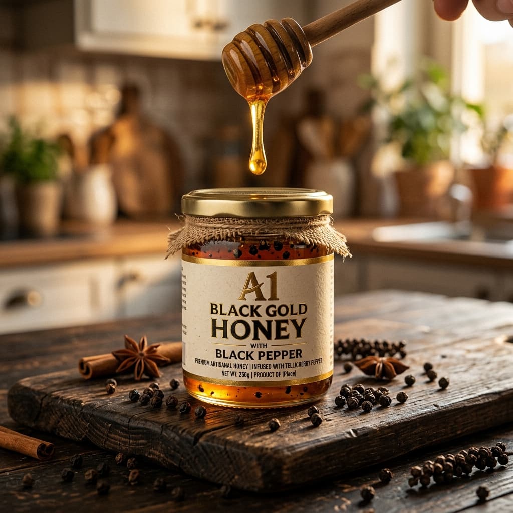 Honey with Black Pepper